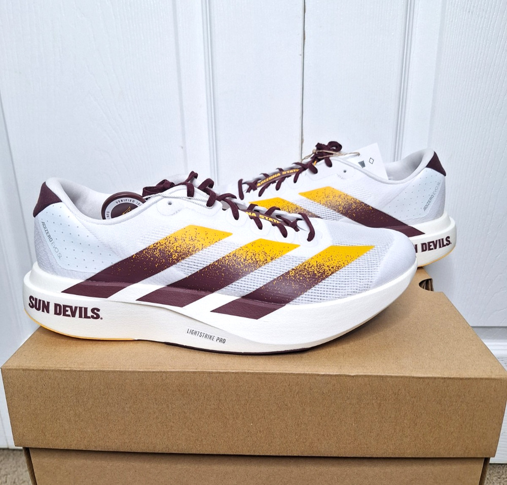 Adidas Adizero Evo SL Arizona ASU Sun Devils JQ4572 size 11 No Box